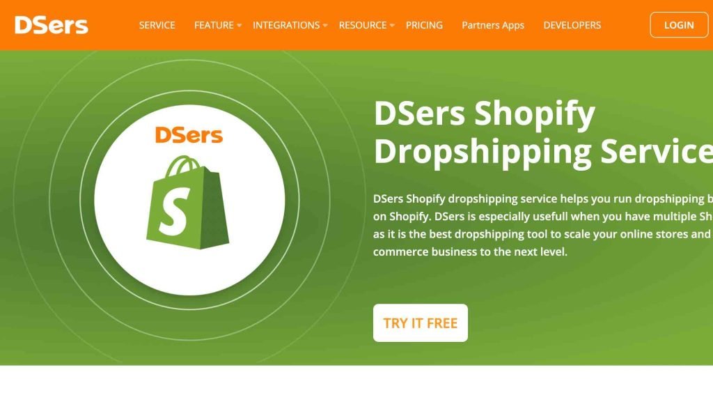 dsers app homepage